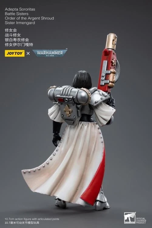 Warhammer 40k Adepta Sororitas Battle Sisters Order Of The Argent Shroud Sister Irmengard 1/18 Scale Figure 12 Warhammer 40k Adepta Sororitas Battle Sisters Order Of The Argent Shroud Sister Irmengard 1/18 Scale Figure - Image 10