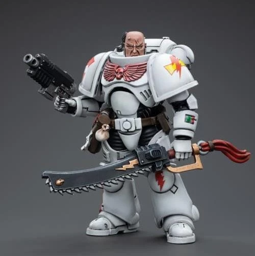 Warhammer 40K White Scars Assault Intercessor Sergeant Tsendbaatar 1/18 Scale Figure 4 Warhammer 40K White Scars Assault Intercessor Sergeant Tsendbaatar 1/18 Scale Figure - Image 2