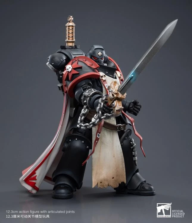 Warhammer 40K Black Templars Primaris Sword Brethren Eberwulf 1/18 Scale Figure 5 Warhammer 40K Black Templars Primaris Sword Brethren Eberwulf 1/18 Scale Figure - Image 3