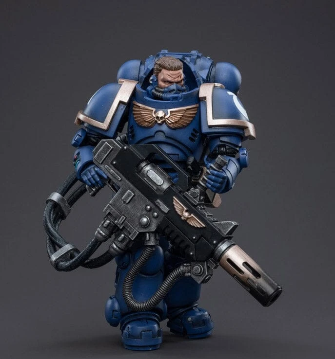Warhammer 40K Ultramarines Primaris Eradicator 3 1/18 Scale Figure 6 Warhammer 40K Ultramarines Primaris Eradicator 3 1/18 Scale Figure - Image 4
