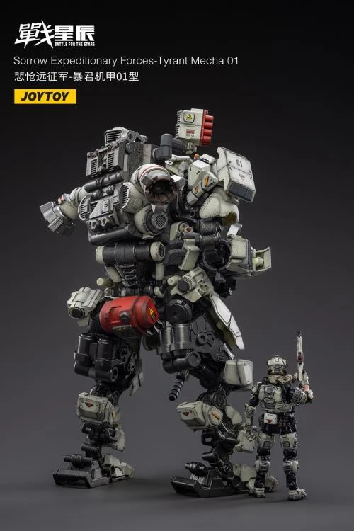 Battle For The Stars Sorrow Expeditionary Forces Tyrant Mecha 01 With Pilot 1/18 Scale Figure Set 5 Battle For The Stars Sorrow Expeditionary Forces Tyrant Mecha 01 With Pilot 1/18 Scale Figure Set - Image 3