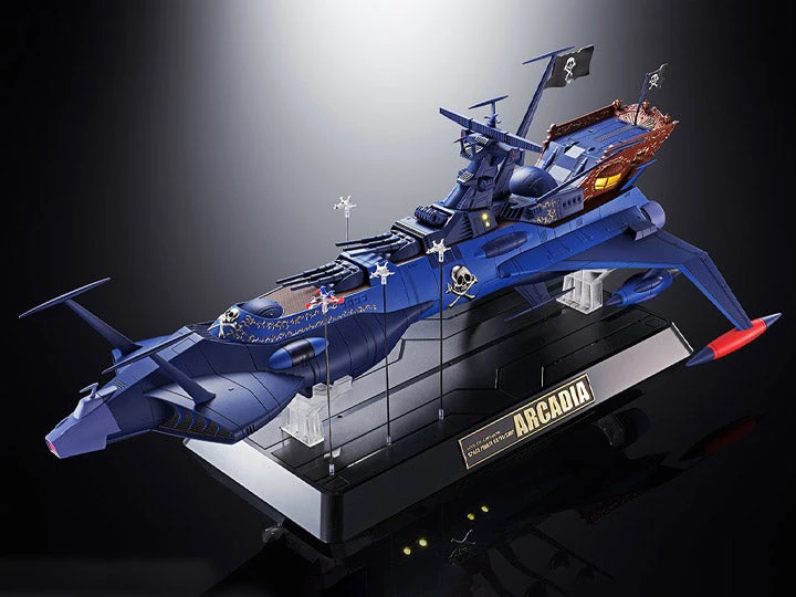 Bandai Space Pirate Captain Harlock Soul Of Chogokin GX-93 Space Pirate Battleship Arcadia 3 Bandai Space Pirate Captain Harlock Soul Of Chogokin GX-93 Space Pirate Battleship Arcadia