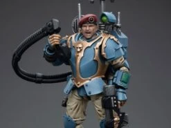 Warhammer 40k Astra Militarum Tempestus Scions Command Squad 55th Kappic Eagles Vox Operator 1/18 Scale Figure