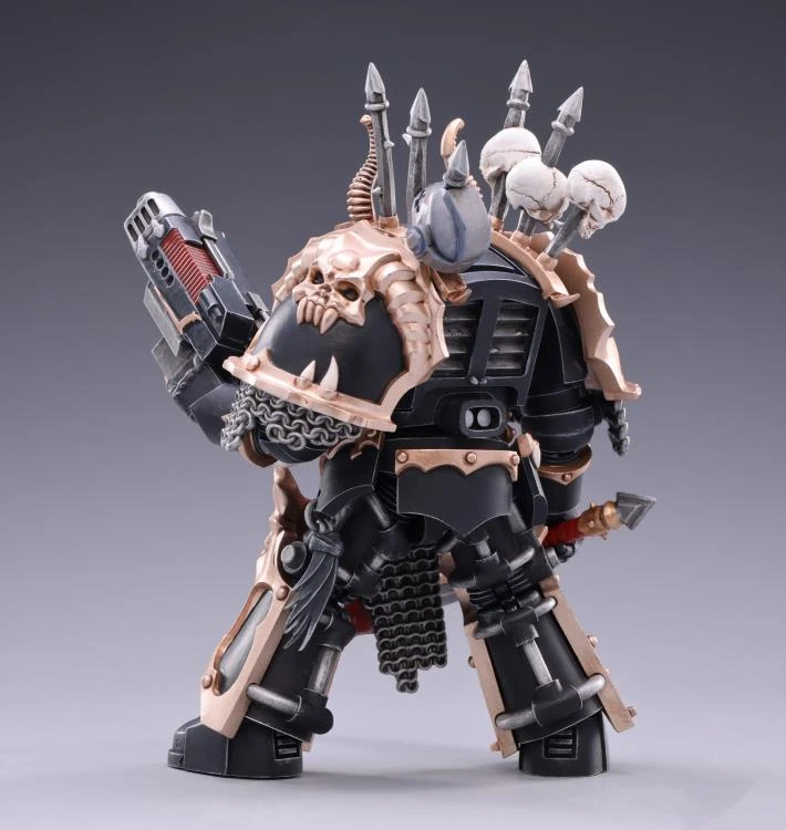 Warhammer 40K Black Legion Brother Gnarl 1/18 Scale Figure 7 Warhammer 40K Black Legion Brother Gnarl 1/18 Scale Figure - Image 5
