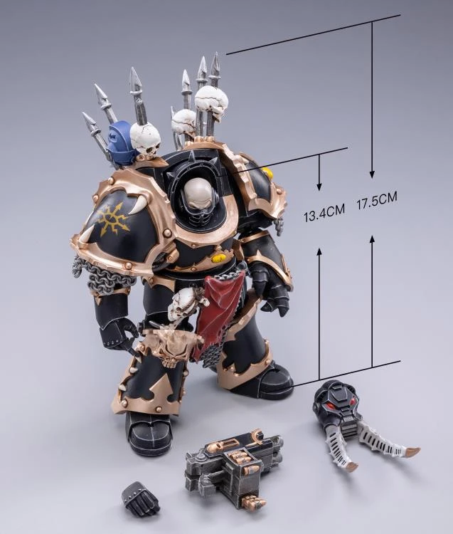 Warhammer 40K Black Legion Brother Bathalorr 1/18 Scale Figure 9 Warhammer 40K Black Legion Brother Bathalorr 1/18 Scale Figure - Image 7