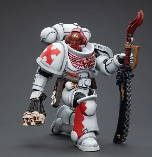 Warhammer 40K White Scars Assault Intercessor Sergeant Tsendbaatar 1/18 Scale Figure 9 Warhammer 40K White Scars Assault Intercessor Sergeant Tsendbaatar 1/18 Scale Figure - Image 7
