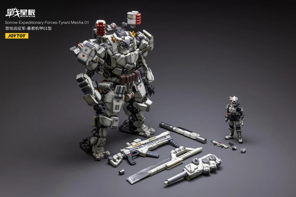 Battle For The Stars Sorrow Expeditionary Forces Tyrant Mecha 01 With Pilot 1/18 Scale Figure Set 16 Battle For The Stars Sorrow Expeditionary Forces Tyrant Mecha 01 With Pilot 1/18 Scale Figure Set - Image 14