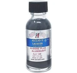 STEVENS Alclad II 1oz. Hi-Shine Plus Aluminum Lacquer Paint ALC-126