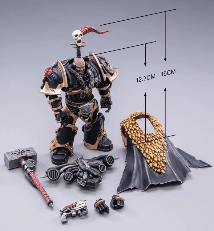 Warhammer 40K Black Legion Lord Khalos The Ravager 1/18 Scale Figure 10 Warhammer 40K Black Legion Lord Khalos The Ravager 1/18 Scale Figure - Image 8