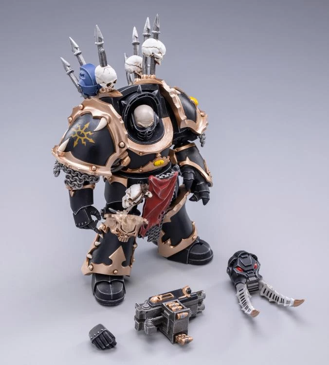 Warhammer 40K Black Legion Brother Bathalorr 1/18 Scale Figure 8 Warhammer 40K Black Legion Brother Bathalorr 1/18 Scale Figure - Image 6