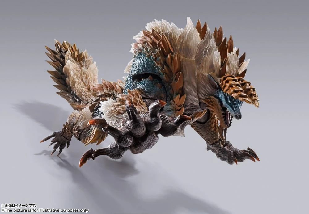 Bandai Monster Hunter World Iceborne S.H.MonsterArts Zinogre 7 Bandai Monster Hunter World Iceborne S.H.MonsterArts Zinogre - Image 5