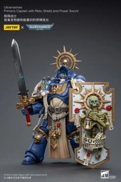 Warhammer 40K Ultramarines Primaris Captain (Relic Shield And Power Sword) 1/18 Scale Figure -Cheap Figures Store 6a13462c 7b75 4f4e bffa d17581dde98c