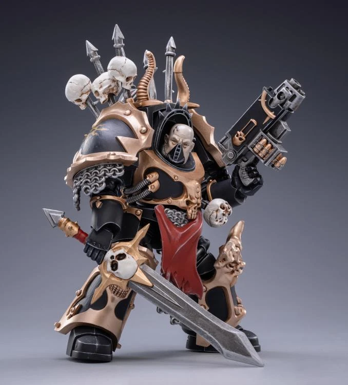 Warhammer 40K Black Legion Brother Gnarl 1/18 Scale Figure 4 Warhammer 40K Black Legion Brother Gnarl 1/18 Scale Figure - Image 2
