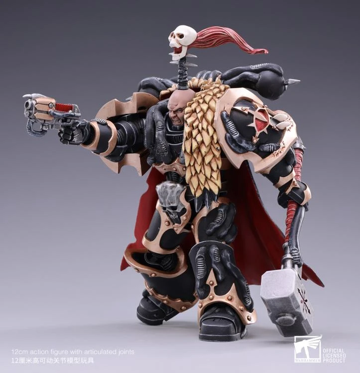 Warhammer 40K Black Legion Lord Khalos The Ravager 1/18 Scale Figure 7 Warhammer 40K Black Legion Lord Khalos The Ravager 1/18 Scale Figure - Image 5
