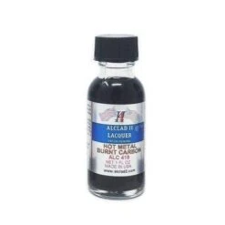 STEVENS Alclad II Lacquers ALC419 Hot Metal Burnt Carbon Laquer Paint Bottle, 1oz