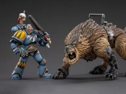 Warhammer 40K Space Wolves Thunderwolf Cavalry Bjane 1/18 Scale Figure