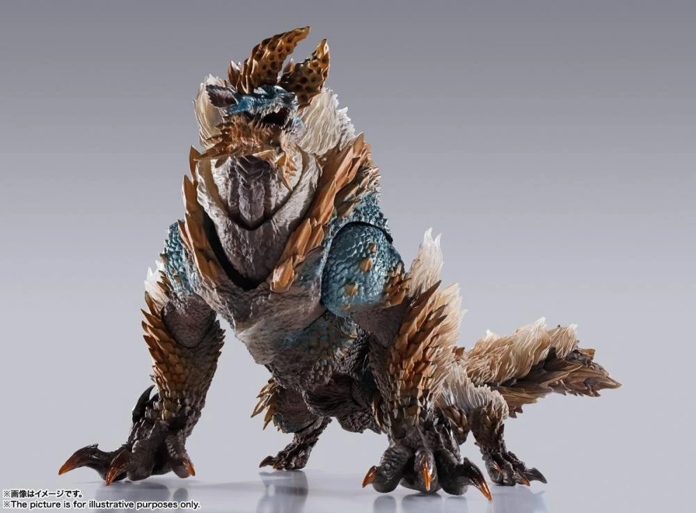 Bandai Monster Hunter World Iceborne S.H.MonsterArts Zinogre 4 Bandai Monster Hunter World Iceborne S.H.MonsterArts Zinogre - Image 2