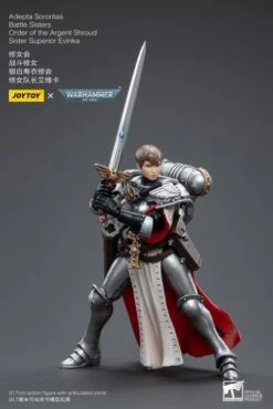 Warhammer 40k Adepta Sororitas Battle Sisters Order Of The Argent Shroud Sister Superior Evinka 1/18 Scale Figure -Cheap Figures Store 809355cf 6eab 41ef a125 0cfee40a93e4