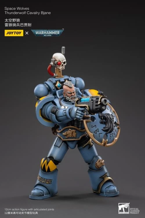 Warhammer 40K Space Wolves Thunderwolf Cavalry Bjane 1/18 Scale Figure 6 Warhammer 40K Space Wolves Thunderwolf Cavalry Bjane 1/18 Scale Figure - Image 4