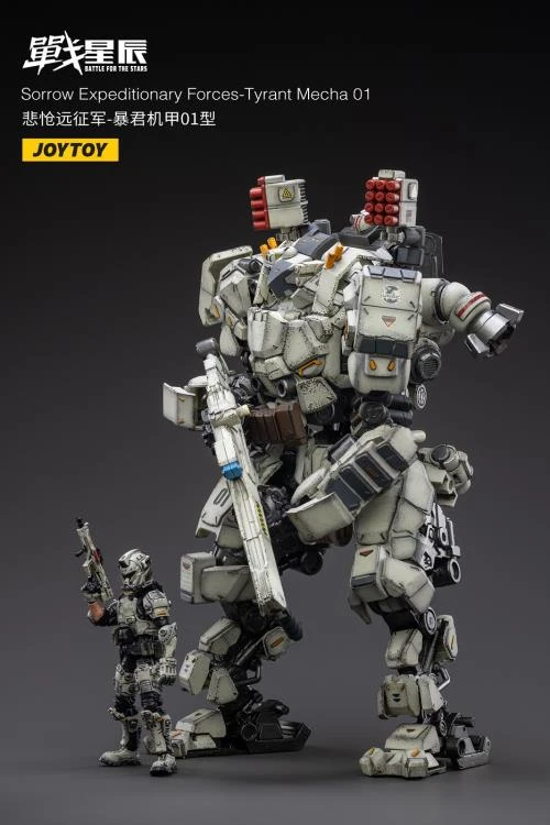 Battle For The Stars Sorrow Expeditionary Forces Tyrant Mecha 01 With Pilot 1/18 Scale Figure Set 7 Battle For The Stars Sorrow Expeditionary Forces Tyrant Mecha 01 With Pilot 1/18 Scale Figure Set - Image 5