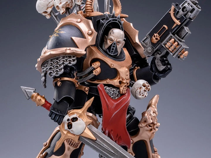 Warhammer 40K Black Legion Brother Gnarl 1/18 Scale Figure 3 Warhammer 40K Black Legion Brother Gnarl 1/18 Scale Figure