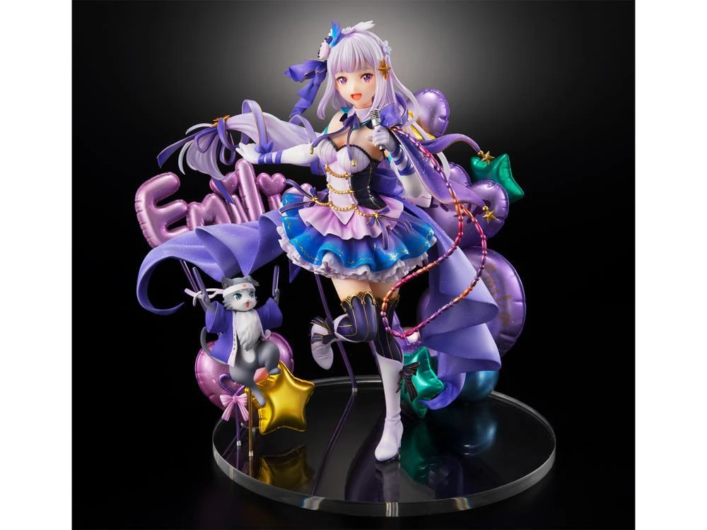Re:Zero Starting Life In Another World Emilia (Idol Ver.) 1/7 Scale Shibuya Scramble Figure 7 Re:Zero Starting Life In Another World Emilia (Idol Ver.) 1/7 Scale Shibuya Scramble Figure - Image 5