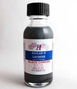 STEVENS Alclad II 1oz. Bottle Black Chrome Lacquer ALC-124