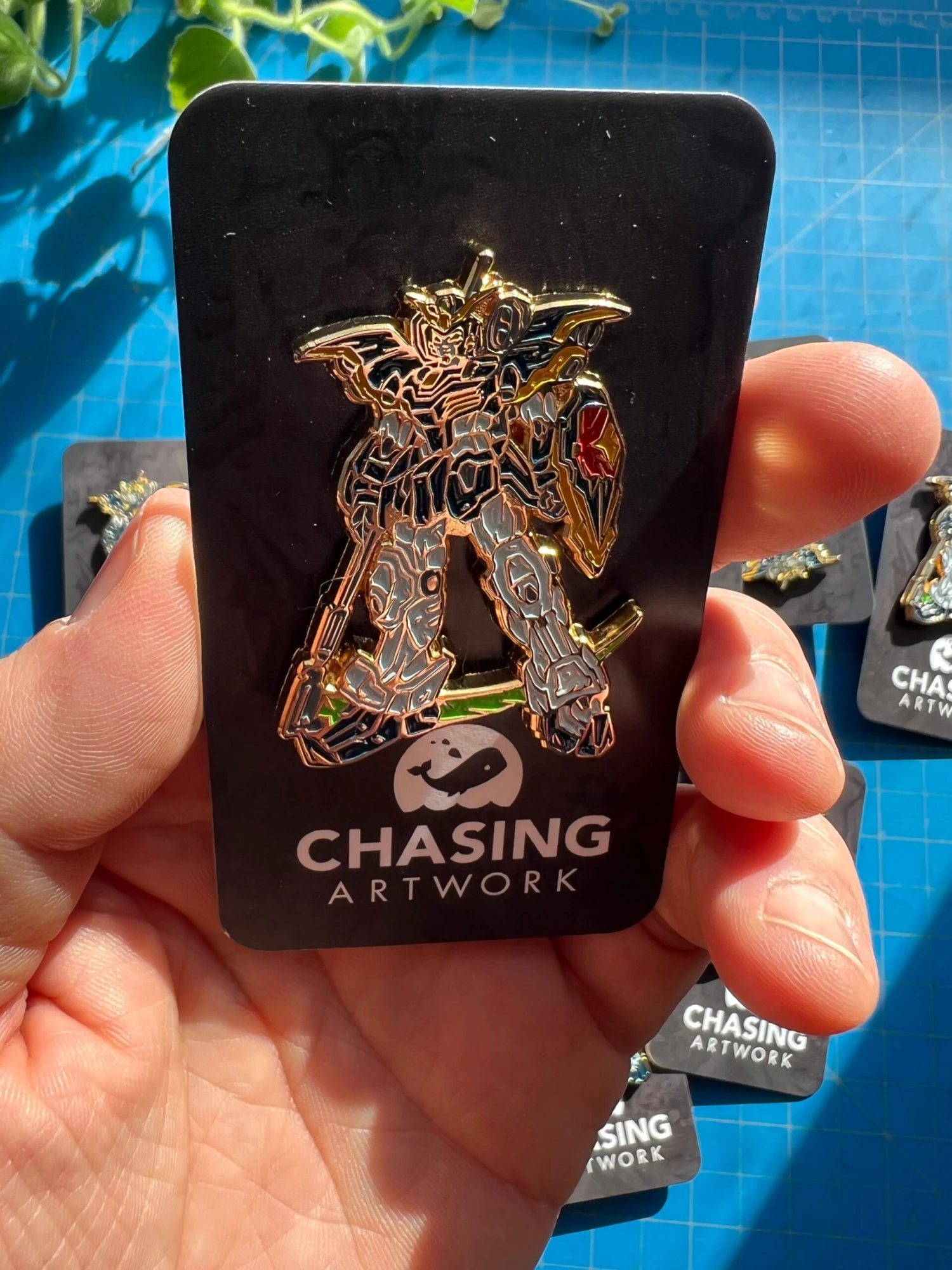 Limited Chasing Artwork Gundam Deathscythe Enamel Pin 4 Limited Chasing Artwork Gundam Deathscythe Enamel Pin - Image 2