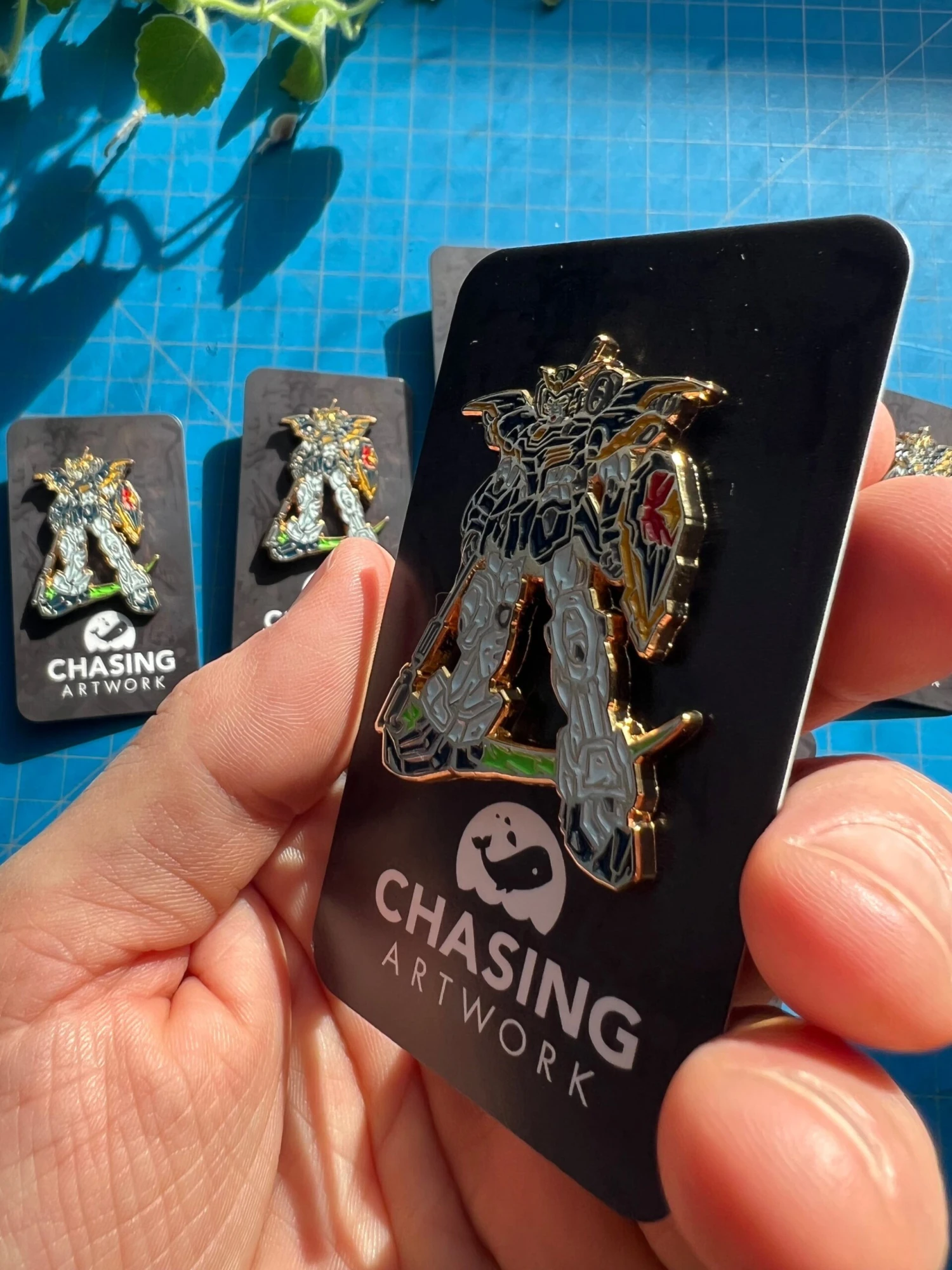 Limited Chasing Artwork Gundam Deathscythe Enamel Pin 6 Limited Chasing Artwork Gundam Deathscythe Enamel Pin - Image 4