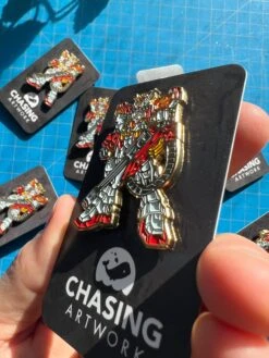Limited Chasing Artwork Gundam Heavyarms Enamel Pin -Cheap Figures Store IMG 2963