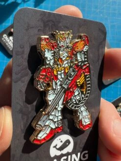 Limited Chasing Artwork Gundam Heavyarms Enamel Pin -Cheap Figures Store IMG 2964