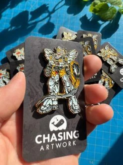 Limited Chasing Artwork Gundam Sandrock Enamel Pin -Cheap Figures Store IMG 2975