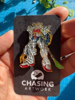 Limited Chasing Artwork Gundam Shenlong Enamel Pin