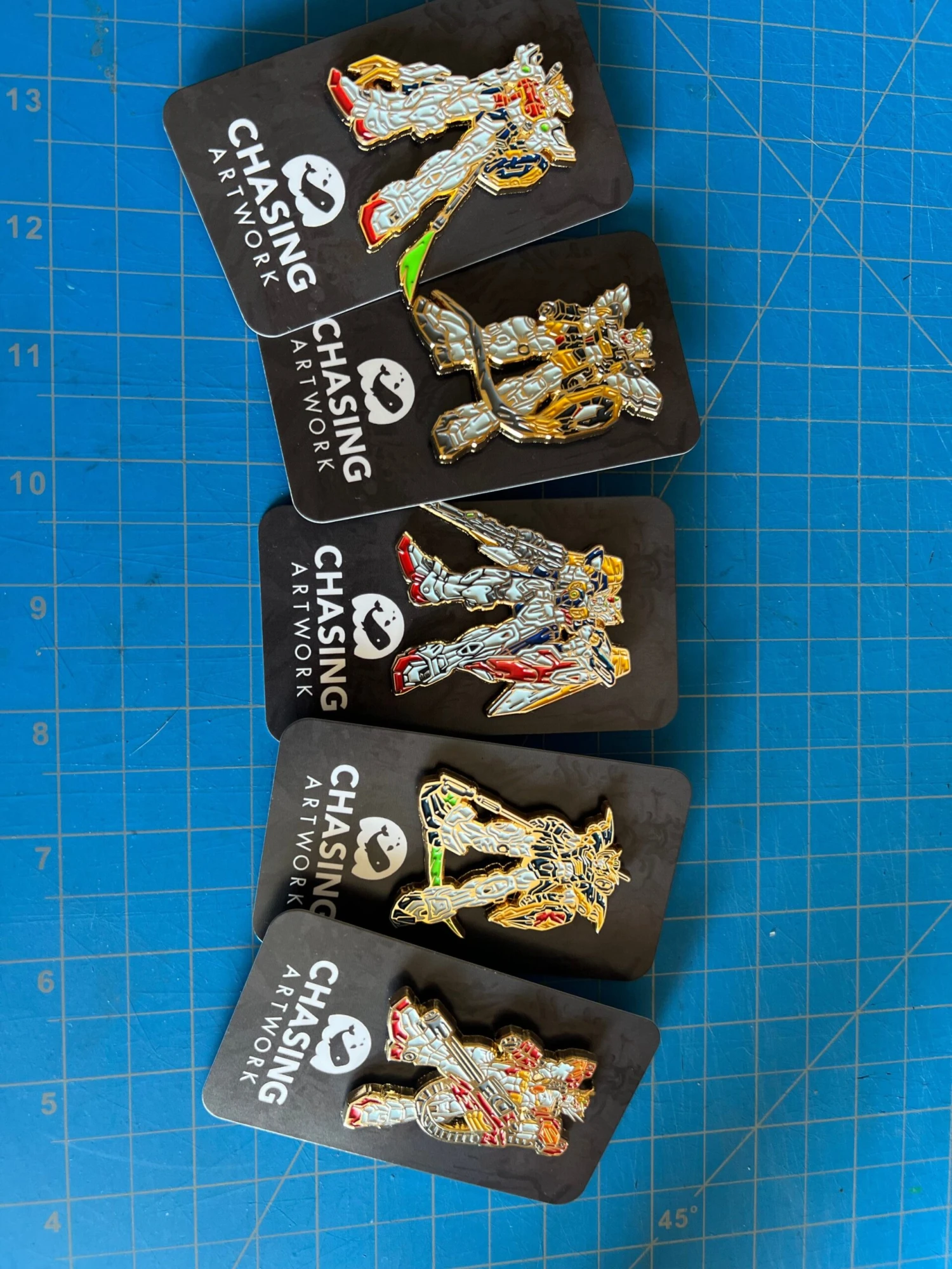 Limited Chasing Artwork Gundam Deathscythe Enamel Pin 9 Limited Chasing Artwork Gundam Deathscythe Enamel Pin - Image 7