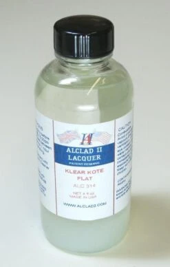 STEVENS Alclad II 4oz. Bottle Clear Coat Flat ALC-314