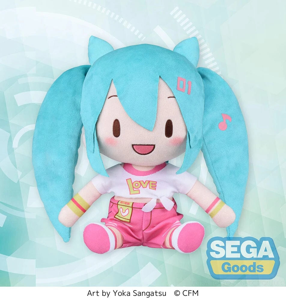 Vocaloid Fuwapuchi Hatsune Miku (Live Cheering Ver.) Plush 4 Vocaloid Fuwapuchi Hatsune Miku (Live Cheering Ver.) Plush - Image 2