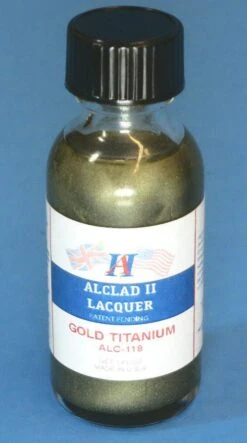 STEVENS Alclad II 1oz. Bottle Titanium Gold Lacquer