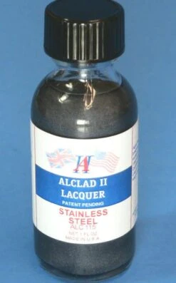 STEVENS Alclad II 1oz. Bottle Stainless Steel Lacquer ALC-115