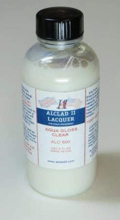 STEVENS Alclad II 4oz. Bottle Aqua Acrylic Gloss Varnish ALC-600