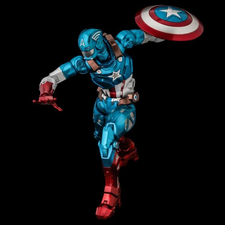Bandai Marvel Fighting Armor Captain America Figure 8 Bandai Marvel Fighting Armor Captain America Figure - Image 6