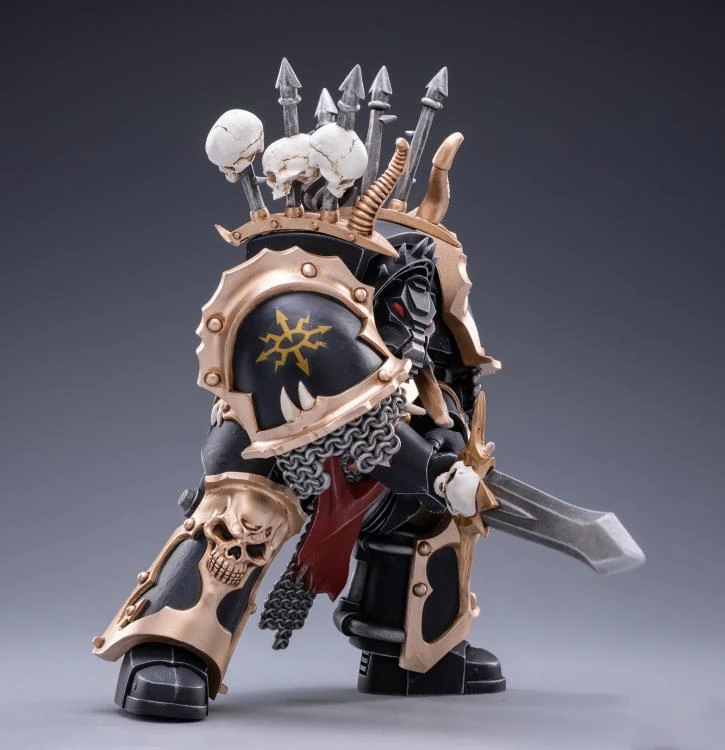 Warhammer 40K Black Legion Brother Gnarl 1/18 Scale Figure 6 Warhammer 40K Black Legion Brother Gnarl 1/18 Scale Figure - Image 4