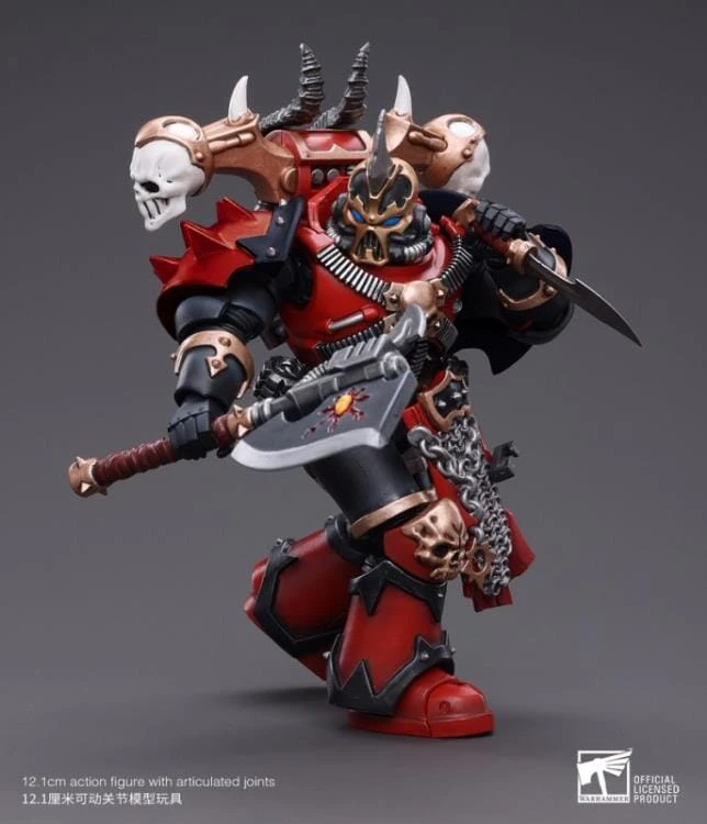 Warhammer 40K Chaos Space Marines Red Corsairs Exalted Champion Gotor The Blade 1/18 Scale Figure 8 Warhammer 40K Chaos Space Marines Red Corsairs Exalted Champion Gotor The Blade 1/18 Scale Figure - Image 6