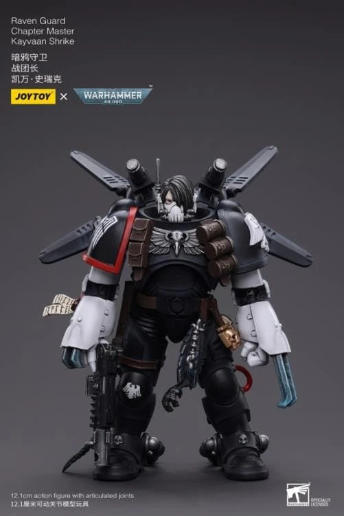 Warhammer 40K Raven Guard Chapter Master Kayvaan Shrike 1/18 Scale Figure 4 Warhammer 40K Raven Guard Chapter Master Kayvaan Shrike 1/18 Scale Figure - Image 2