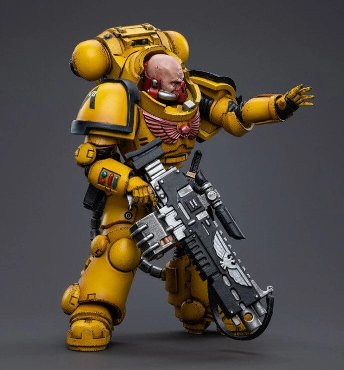 Warhammer 40K Imperial Fists Heavy Intercessors 02 1/18 Scale Figure 7 Warhammer 40K Imperial Fists Heavy Intercessors 02 1/18 Scale Figure - Image 5