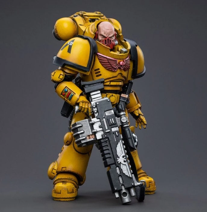 Warhammer 40K Imperial Fists Heavy Intercessors 02 1/18 Scale Figure 5 Warhammer 40K Imperial Fists Heavy Intercessors 02 1/18 Scale Figure - Image 3