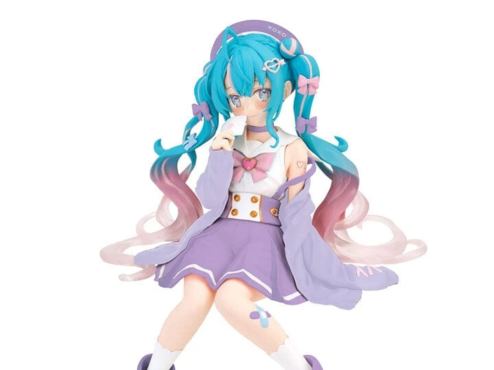 Vocaloid Hatsune Miku (Love Sailor Purple Color Ver.) Noodle Stopper Figure 3 Vocaloid Hatsune Miku (Love Sailor Purple Color Ver.) Noodle Stopper Figure
