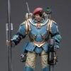 Warhammer 40k Astra Militarum Tempestus Scions Command Squad 55th Kappic Eagles Banner Bearer 1/18 Scale Figure