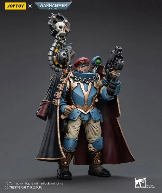 Warhammer 40k Astra Militarum Tempestus Scions Command Squad 55th Kappic Eagles Tempestor Prime 1/18 Scale Figure 5 Warhammer 40k Astra Militarum Tempestus Scions Command Squad 55th Kappic Eagles Tempestor Prime 1/18 Scale Figure - Image 3