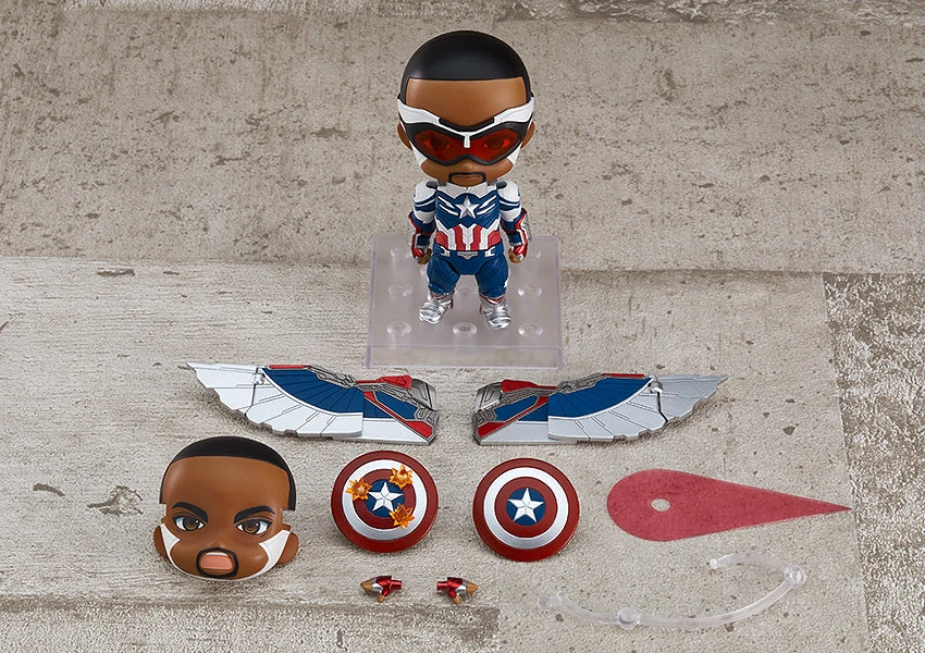The Falcon And The Winter Soldier Nendoroid No.1618-DX Captain America (Sam Wilson) 10 The Falcon And The Winter Soldier Nendoroid No.1618-DX Captain America (Sam Wilson) - Image 8