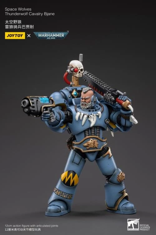 Warhammer 40K Space Wolves Thunderwolf Cavalry Bjane 1/18 Scale Figure 7 Warhammer 40K Space Wolves Thunderwolf Cavalry Bjane 1/18 Scale Figure - Image 5